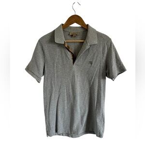 Burberry Gray Polo, size medium